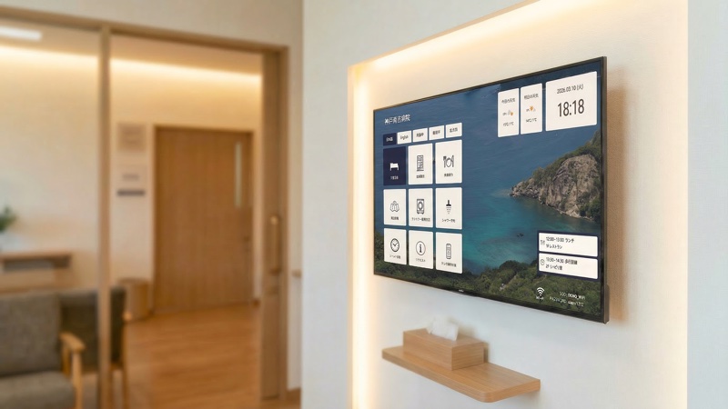 Hospital Suite TVのテレビ画面